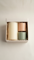 Soy wax candle story gift box