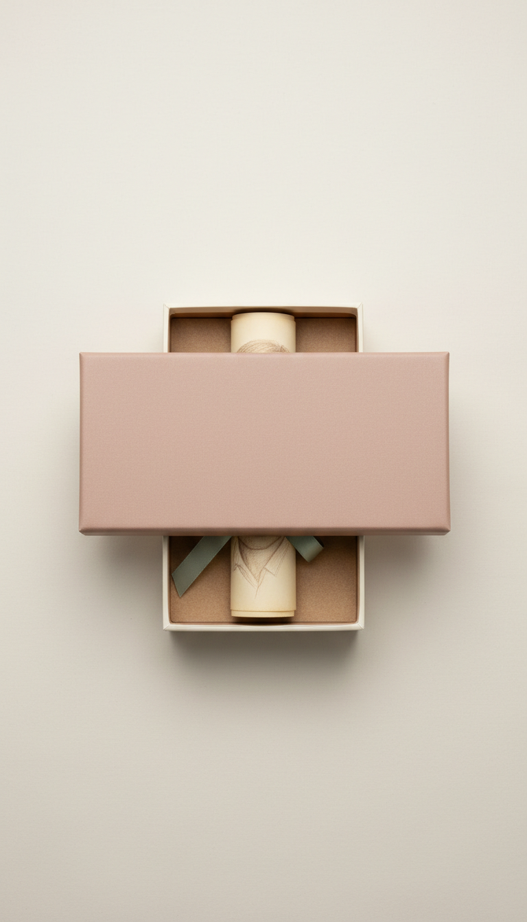 Custom pencil portrait keepsake box