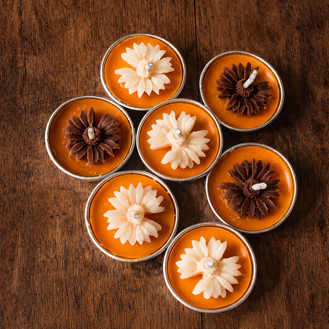 BloomGlow T-Light Candles (Set of 8)