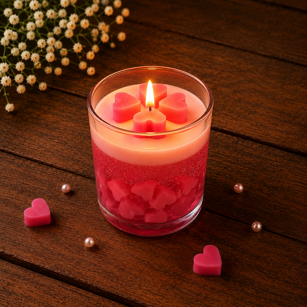 Love Bloom Gel Candle