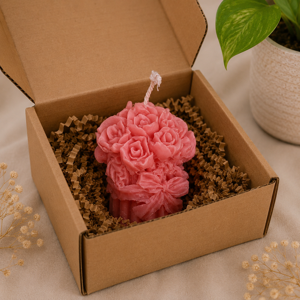 Rose Bouquet Candle