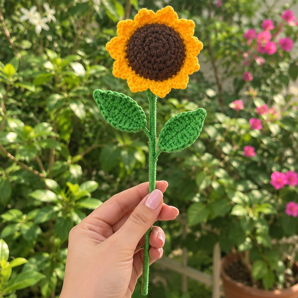 Crochet Sunflower 🌻 | Handmade Forever Flower