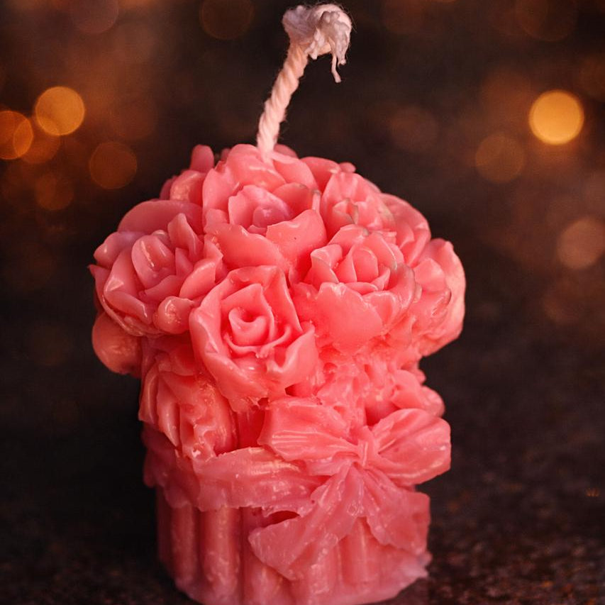 Rose Bouquet Candle