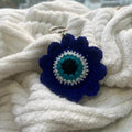 Evil Eye Crochet Keyring